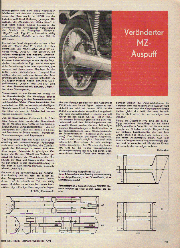Der deutsche Staßenverkehr März 1974 - Seite 103